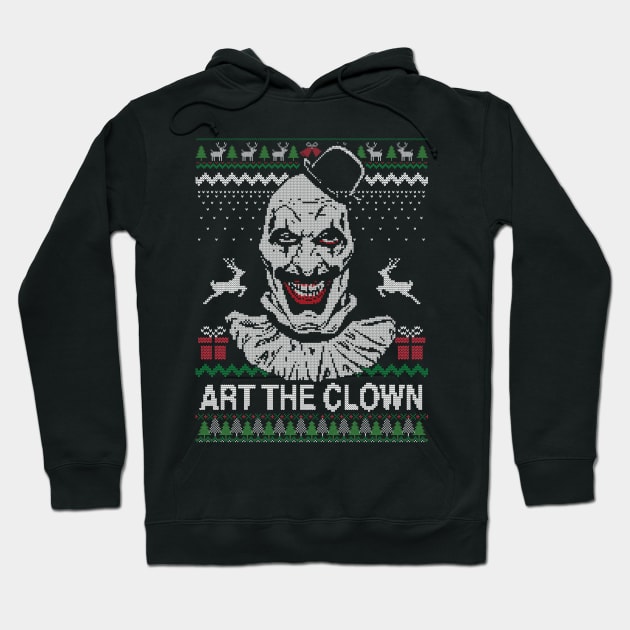 Art The Clown Ugly Christmas Hoodie by Premium Nation